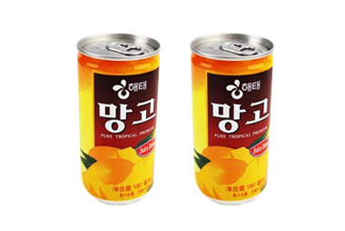 韩国海太芒果汁180ml听装