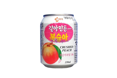 韩国海太桃汁238ml听装