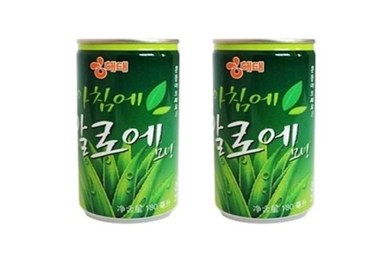 韩国海太每之晨芦荟汁180ml听装