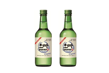 韩国吾欧巴烧酒原味360ml