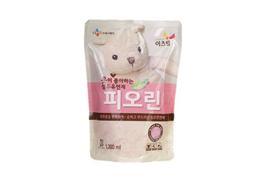韩国希杰CJ柔顺剂-玫瑰香补充袋1300ml