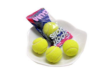 菲尼牌网球形夹心泡泡糖4p
